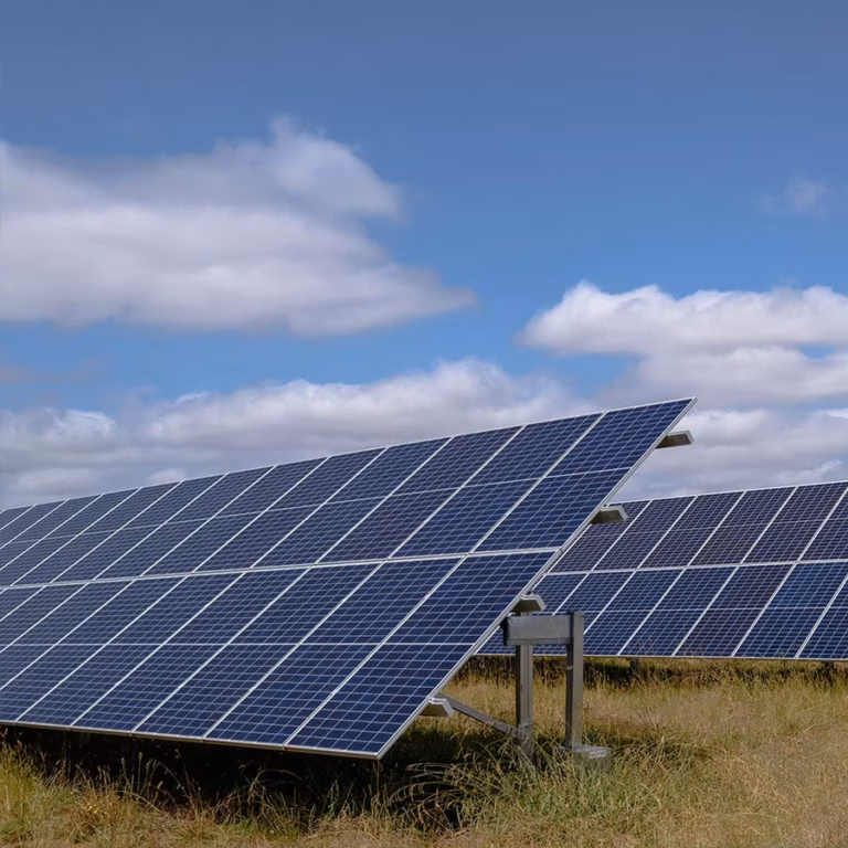 Renewable energy sector - solar farm and renewable infrastructure installation