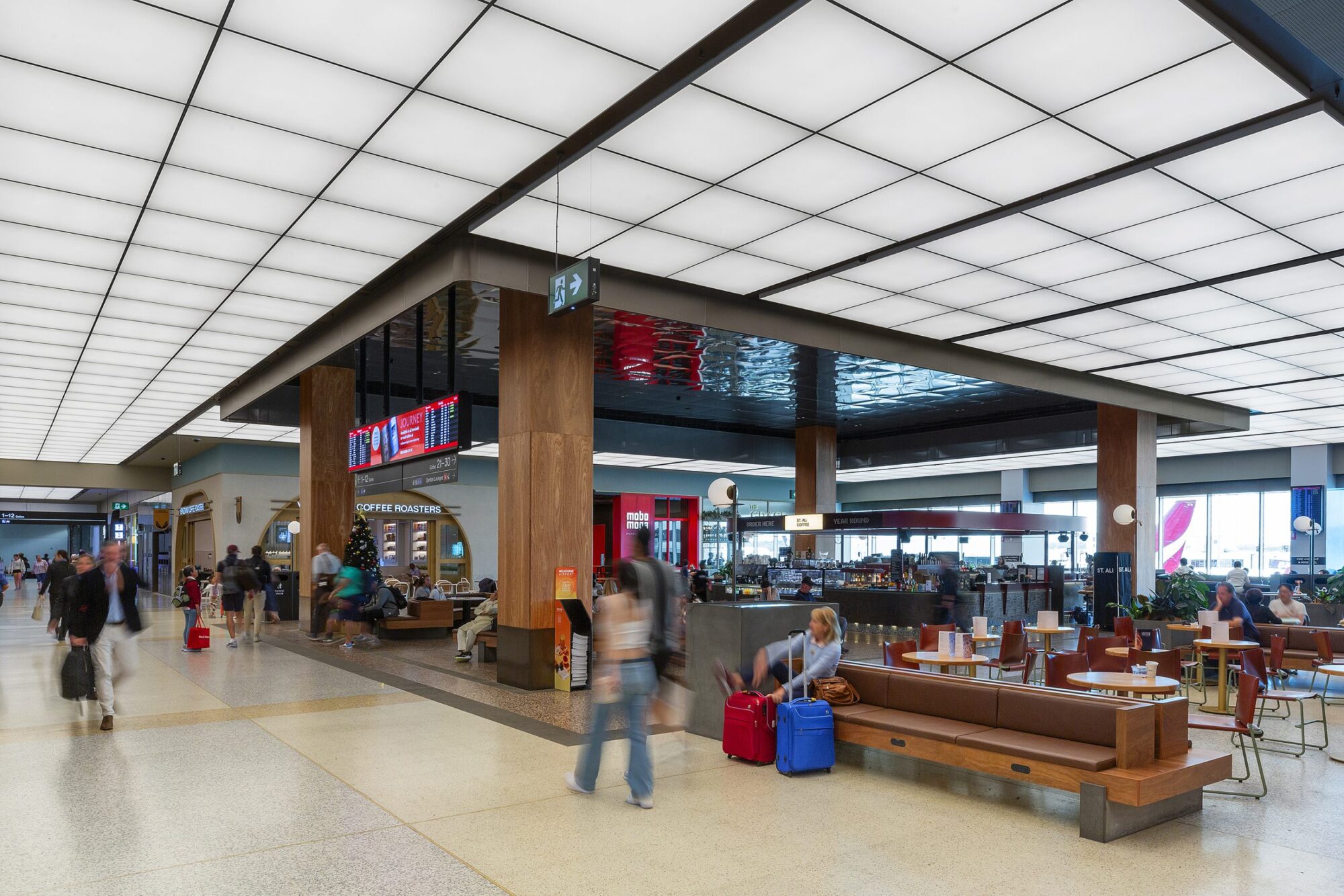 Aviation terminal construction or fitout
