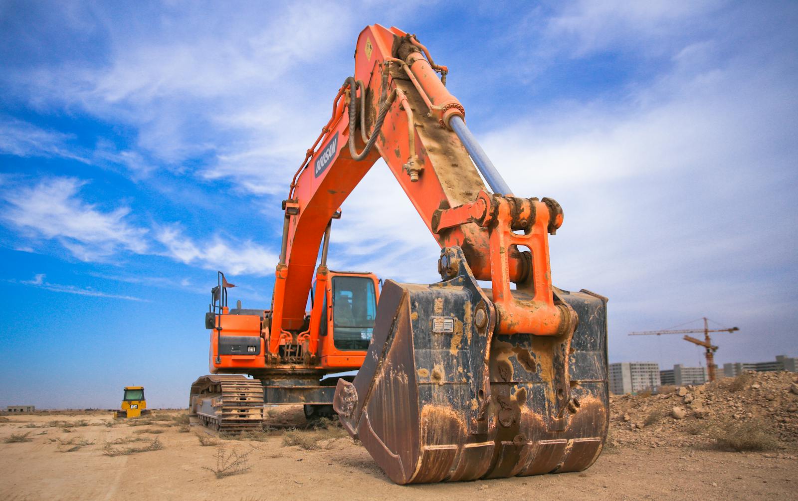 Civil earthworks and containment facility - civil engineering project site